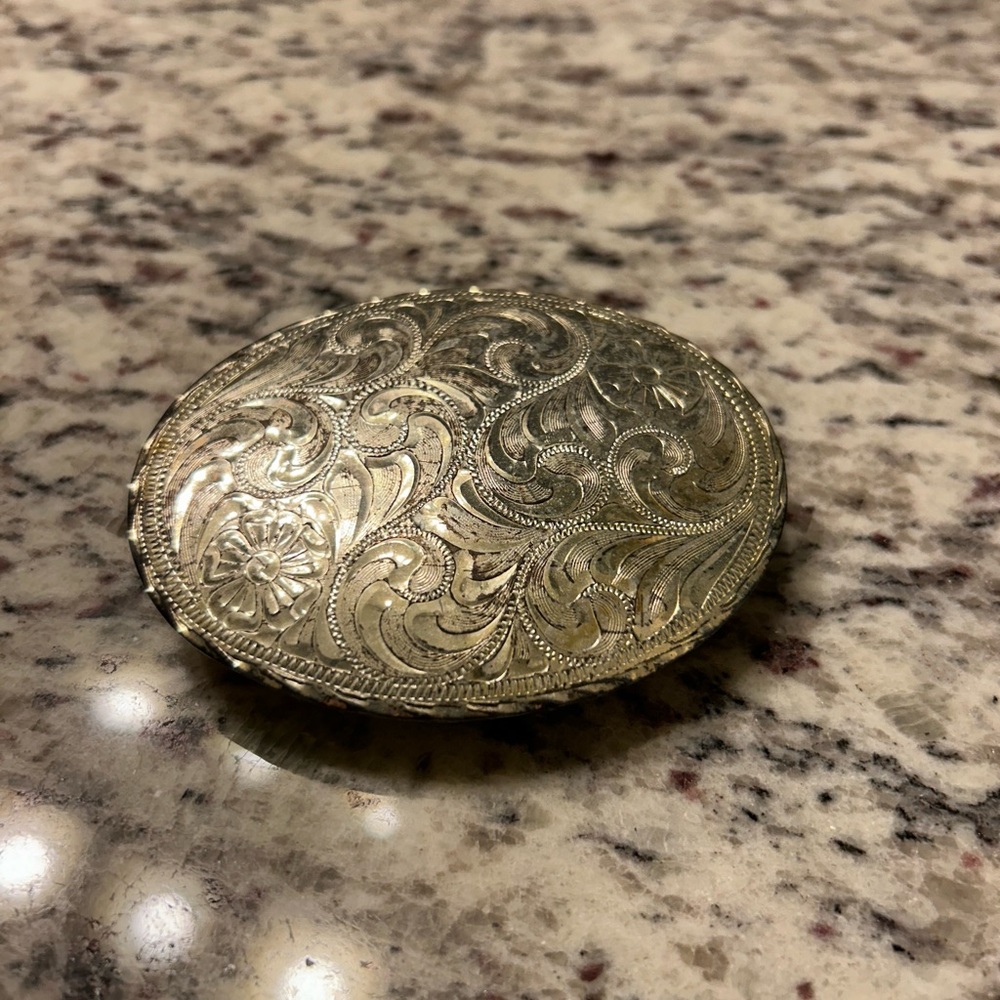 Silver Belt Buckle